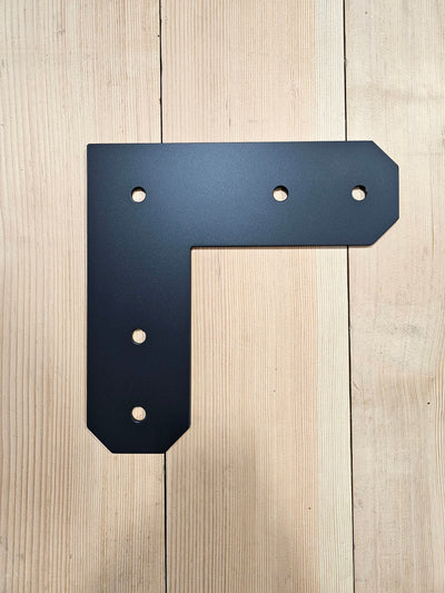 This is a fine example of quality craftsmanship from our L shaped bracket collection.  These L shaped shaped brackets will add strength and aesthetics to your Pavilion, Porch, Deck or any post and beam building. 