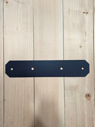 This heavy duty union bracket will connect two timber beams together end to end.  Made from thick steel plate and powder coated it will last a lifetime.